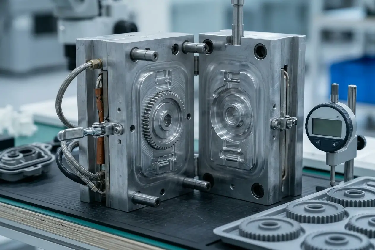 Rapid injection mold tooling for low-volume plastic part production